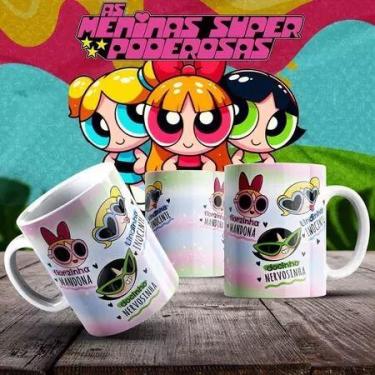 Imagem de Caneca personalizada meninas super poderosas xicara ceramica porcelana