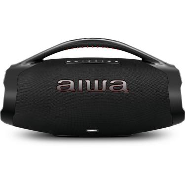 Imagem de Caixa de Som Boombox Aiwa AWS-BBS-01-B 200w Portátil 30H IP66 - Preto