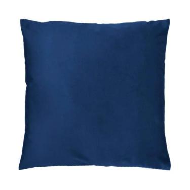 Imagem de Capa De Almofada Micromink Jolitex Azul Marinho