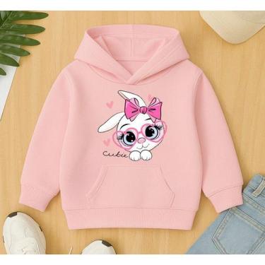 Imagem de Moletom Canguru Infantil Feminino Coelha Cutie Menina Garota Mocinha L