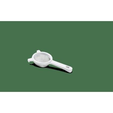 Imagem de Peneira Brinox Top Pratic Ø 7 cm Em Inox Com Cabo ABS Branco