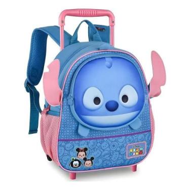 Imagem de Mochila Infantil Com Rodinhas Stitch Tsum - Praticidade E Diversão - C