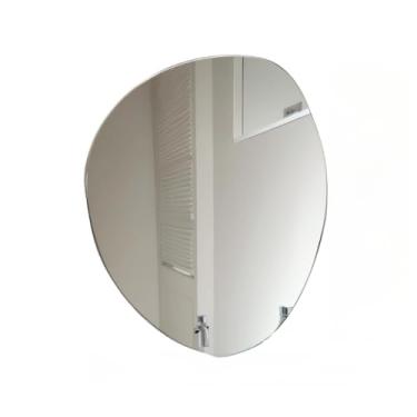 Imagem de Espelho Gigante Com Luz Fria Ou Quente A Bateria De LEDs Cor Amarela Decorativa(Luz Branca,80 * 90)