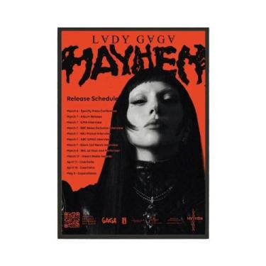 Imagem de Estética HD Art Singer L-Lady Gaga Mayhem Poster Adesivo De Parede À P