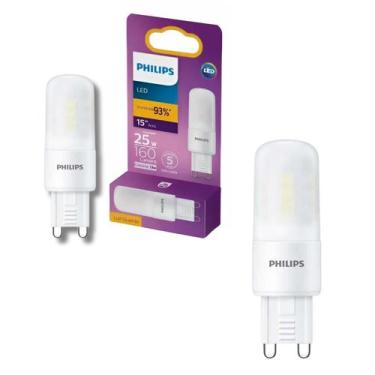 Imagem de 2 Lâmpada Led Capsula Philips G9 1.6w 2700k Quente Bivolt