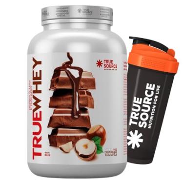 Imagem de True Source True Whey (837G) - Hidrolisado E Isolado - Chocolate com Avelã + Coqueteleira Exclusiva