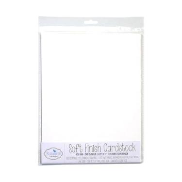 Imagem de ELIZABETH CRAFT DESIGNS Cartolina branca Elizabeth Craft acabamento macio 21 x 28 cm, pacote com 25