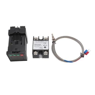 Imagem de REXC100 TERMOSTAT 40 SSR K TIPO TERMOCUPLO Conjunto de termos de teatro Digital Kit de controlador de temperatura industrial