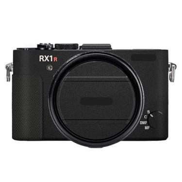 Imagem de RX1RM2 Película adesiva antirriscos para câmera mirrorless para Sony RX1R Mark II Vinil Wrap Body Protetor Adesivo Protetor Casaco (Preto Roscado)