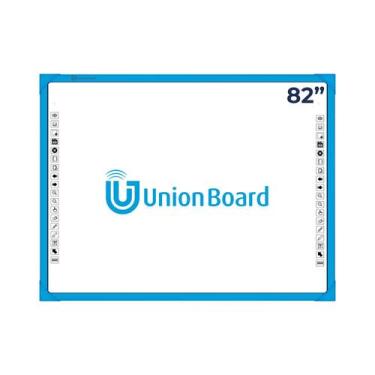 Imagem de Quadro interativo unionboard color azul 82 polegadas