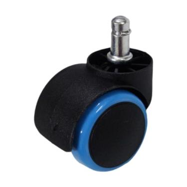 Imagem de shamjina Cadeira de escritório com rodas de 2 polegadas, universal, tamanho padrão, giratória, para escritório doméstico, fácil de instalar, substituição