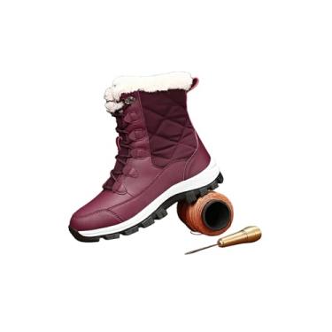 Imagem de Bota Unissex de Neve Forrada Impermeável Inverno – Tamanhos 35 ao 41 – Após a compra, envie mensagem ao vendedor com o número desejado