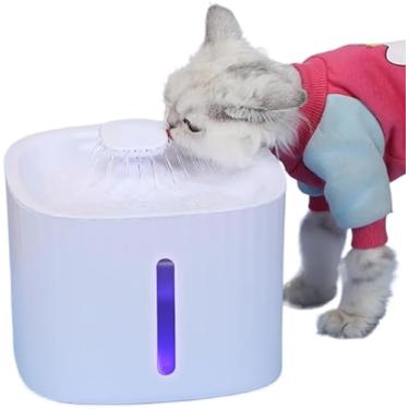 Imagem de Bebedouro Fonte de Água Automático com Filtro para Gatos e Cachorros 3 Litros