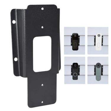 Imagem de Suporte de revestimento de vinil compatível com campainha Blink Google Nest (bateria), suporte de sensor de campainha sem bloqueio (apenas revestimento de vinil padrão de 10 cm)