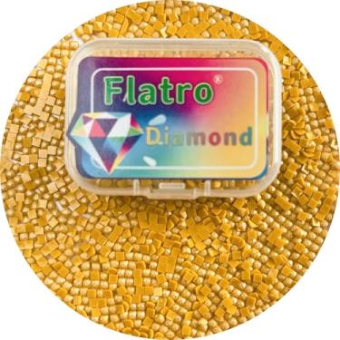 Imagem de Grânulos de pó de fada de arte de diamante, brocas brilhantes quadradas de resina de fundo plano para acessórios de pintura de diamantes, pontos de substituição para strass de pintura de arte de