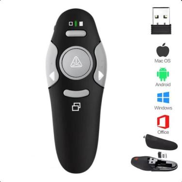 Imagem de Apresentador Wireless Powerpoint Laser Controle Remoto - ROMI