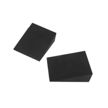 Imagem de UGPLM de ioga 2 peças, acessórios para pilates, equipamento auxiliar, tijolo preto para exercícios, academia em casa, agachamento, alongamento,