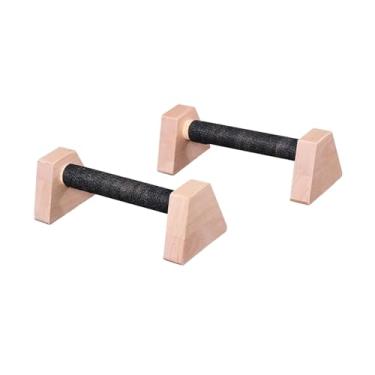 Imagem de simhoa 2 peças de suportes para flexão, blocos de parada de mão para homens, barra de flexão, equipamento de fitness doméstico, 25cm