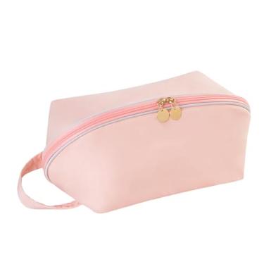 Imagem de Viajar calcinha de calcinha de calcinha de calcinha Organizador de grande capacidade Bolsa de armazenamento portátil de bagagem Oxford Rosa para viagens e organização doméstica