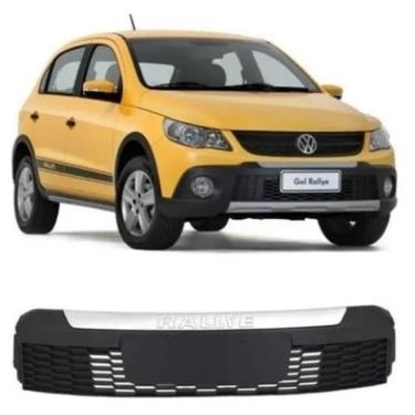 Imagem de Grade + Moldura Milha Parachoque Gol Rallye G5 2010 11 2012