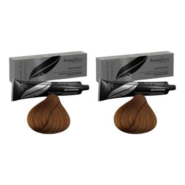 Imagem de Coloraçao Acquaflora Sem Amonia 7.7 Louro Natural Marrom-2Un