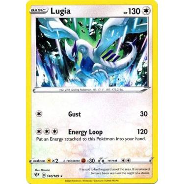 Imagem de Pokemon Single Card LUGIA 140/189 DARKNESS ABLAZE