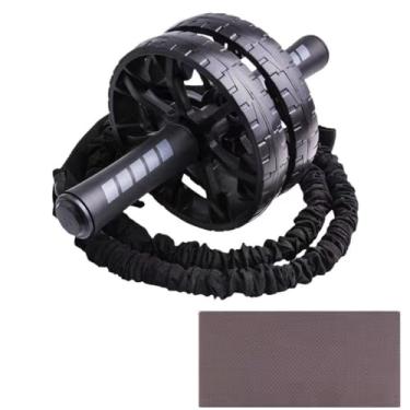 Imagem de Roda de rolo abdominal, roda abdominal para máquina de exercícios abdominais, equipamento de ginástica doméstico Arespark para treino básico, equipamento de exercício de rolo abdominal sem ruído com