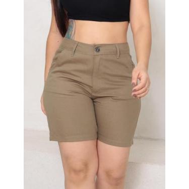 Imagem de Shorts bermuda jeans molinho meia coxa sem lycra com bolsos super na m