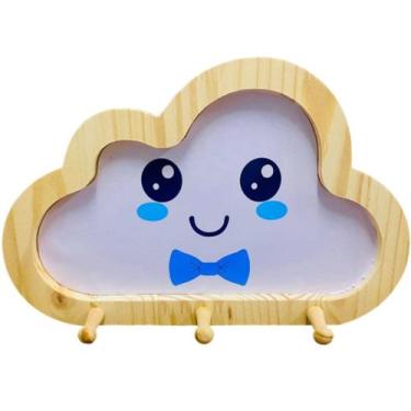 Imagem de Cabideiro Infantil Nuvem Menino - Senior, Madeira