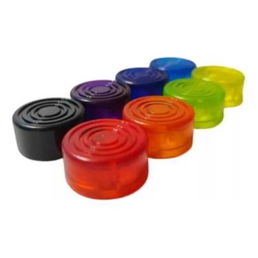 Imagem de 8 Topper Botao Protetor P/ Pedal Footswitch Custom Sound