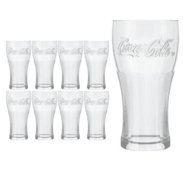 Imagem de Copo Coca-Cola Contour De Vidro 300ML Nadir Figueiredo 8Un - NADIR FIG