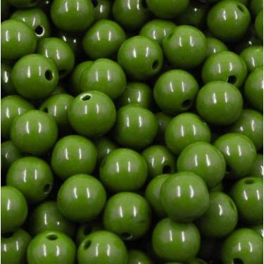 Imagem de BOLINHA DE RESINA Nº 10 (20 G) - LADEIRA BIJUTERIAS, Verde musgo