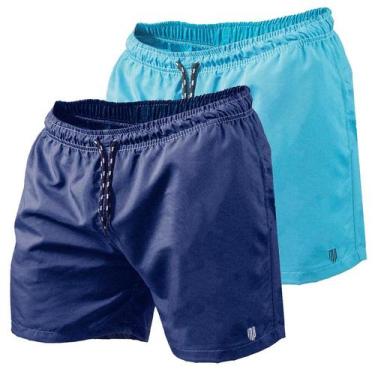 Imagem de Kit 2 Short Masculino Tactel Piscina Praia Bermuda de Academia Masculi