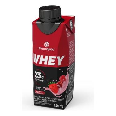 Imagem de Kit c/ 2 Bebida Lactea UHT Frutas Vermelhas Zero Lactose - Piracanjuba