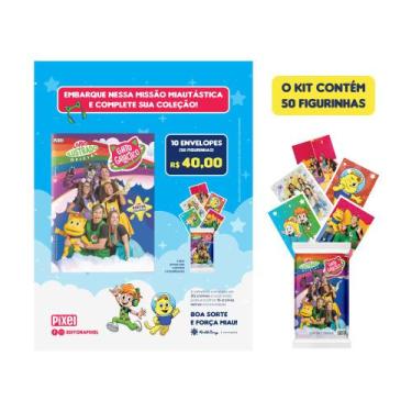 Imagem de Kit de 10 envelopes (50 figurinhas cromos) do Álbum oficial Gato Galác