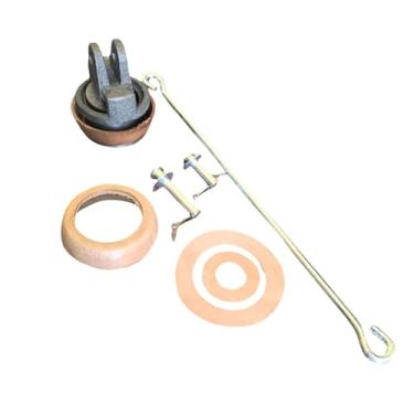 Imagem de ShengQuanHao Kit de Pistão de Reposição para Bomba Manual Tipo 75. Substituição de Pinos E Arruelas. Instalação Conveniente E Fácil. Vedação Da Luva. Galvanizado, Almofada de Couro Pu, Tamanho real