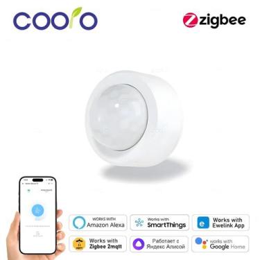 Imagem de Sensor De Movimento Mini PIR Zigbee Detector Infravermelho Alarme Func