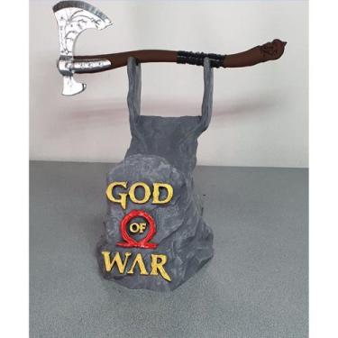 Imagem de Suporte Para Controle God Of War + Machado Leviathan - BEST ART 3D, CI