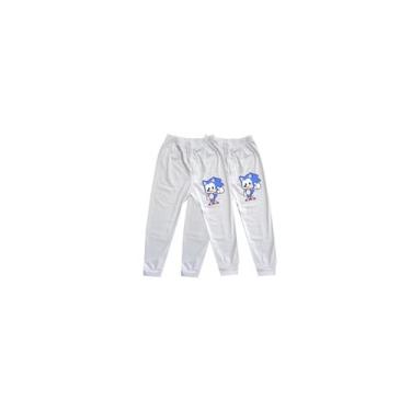 Imagem de Pacote de 2 peças infantis Sonic Long Johns Cotton S1 - Lightbek Offic