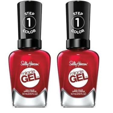 Imagem de Verniz de unhas Sally Hansen Miracle Gel Rhapsody Red 449 x2
