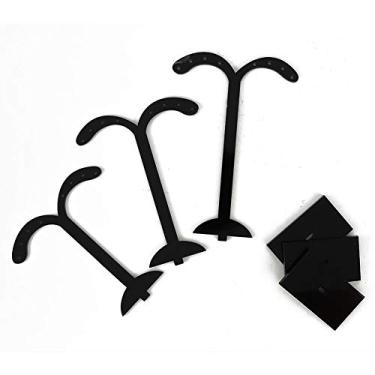 Imagem de ZJchao Rack de Jóias para Decoração para Decoração de Três Peças para Decoração de Casa (Galhos (preto))