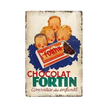 Imagem de Placas De Metal Vintage Com Tema De Chocolates, Placa De Parede De Fer