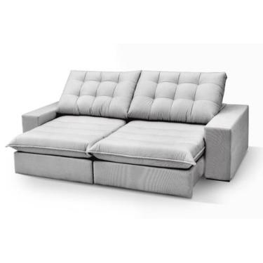 Imagem de Sofá Sydney Bipartido 2,20 - Best Mobília, Linho Off Mescla