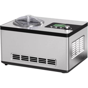 Imagem de Sorveteira Homtone 2.1L com compressor e temporizador LCD