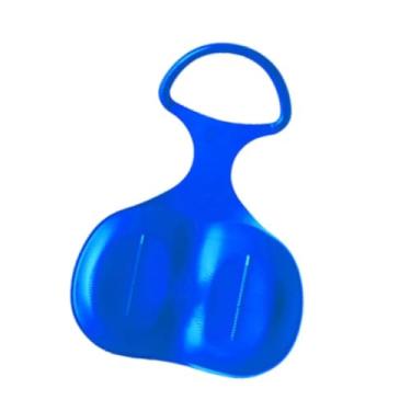 Imagem de Deevoka Trenó de neve, prancha de esqui luge tobogã, trenó deslizante de grama, trenó de descida para serviços pesados, azul