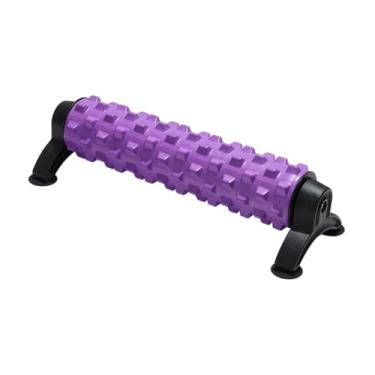 Imagem de Fenteer Rolo de espuma, ferramenta de massagem corporal completa, coluna de ioga de EVA para exercícios, rolo de fitness para pernas, treinamento de, Roxo