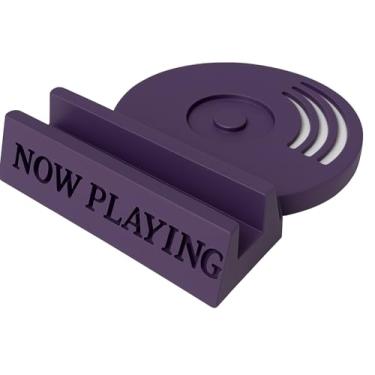 Imagem de Suporte de exibição CD Now Playing – Suporte minimalista para CD único – Prateleira de armazenamento de acrílico para caixa de joias – Design compacto para CDs, DVDs e videogames – Feito nos EUA (1