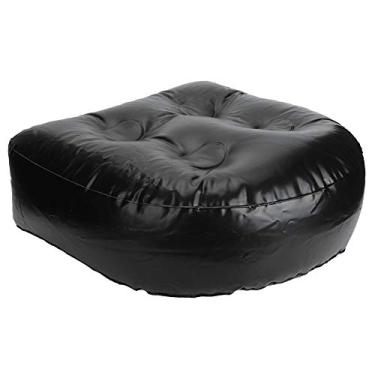 Imagem de AYNEFY Assento Inflável de Reforço da Banheira de Hidromassagem de Tanta de Ar, Almofada de Assento Ajustável Em PVC, Copos de Sucção Sem Deslizamento, 16,5x16.9in para Spa e Relaxamento de Banho
