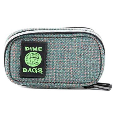 Imagem de Capa acolchoada para viagem Dime Bags com clipe para chaveiro | Bolsa protetora de cânhamo com interior acolchoado (aqua, 15 cm)