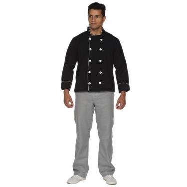 Imagem de Calça cozinheiro chef de cozinha xadrez pied poule plus size - Demorga